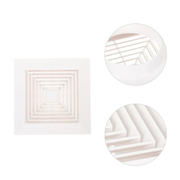 WHAMVOX Professional Ceiling Register Easy Installation Air Vent Cover Square Shape Air Grille Replacement