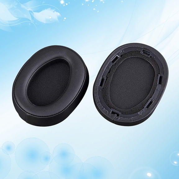 WHAMVOX Professional Earphone Pads Sponge Headphones Cushions for MDR-100ABN 100ABN (Black)