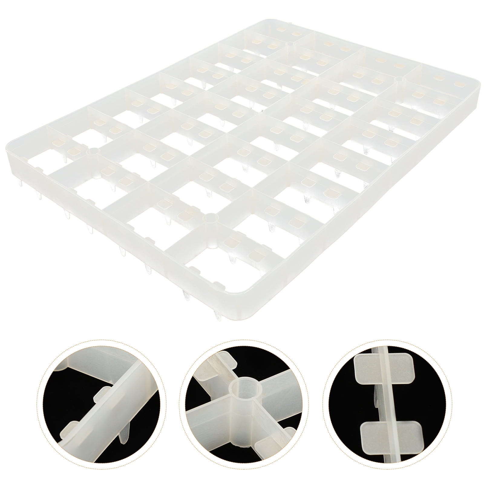 WHAMVOX  Professional Egg Incubator Tray Transportation Holder White