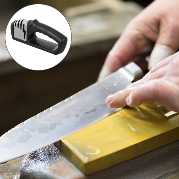 WHAMVOX Professional Knives Sharpener with ABS Diamond Tungsten Steel Home Use Black