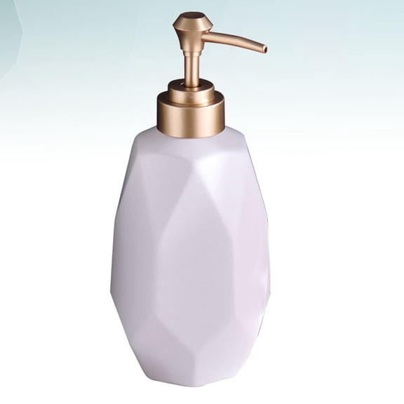 WHAMVOX Pump Squeeze Bottle Liquid Dispenser 6.5*18cm White