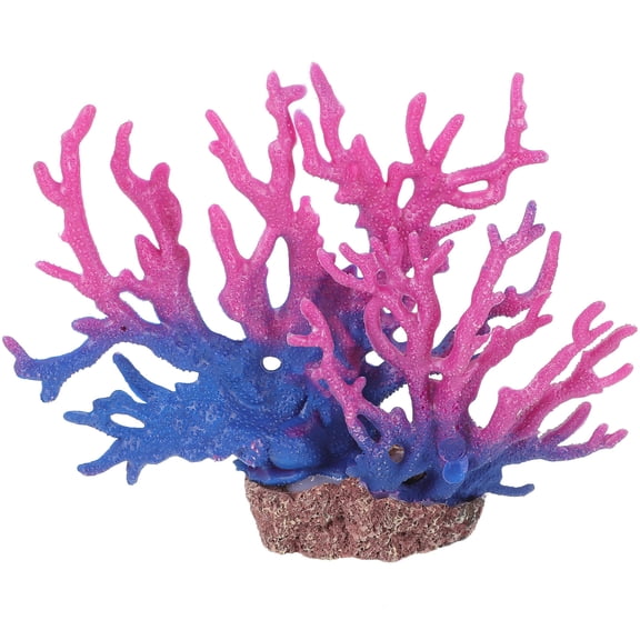 WHAMVOX Purple Coral Tree for Fish Tank Landscaping Decoration 18x5.7in 1Pcs