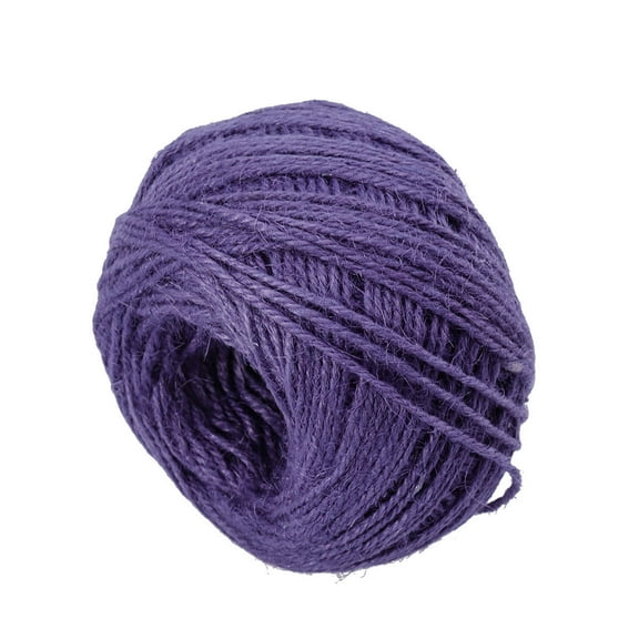 YSNOOWE Jute Twine for Crafting Hemp Cord Jute Purple 1Set