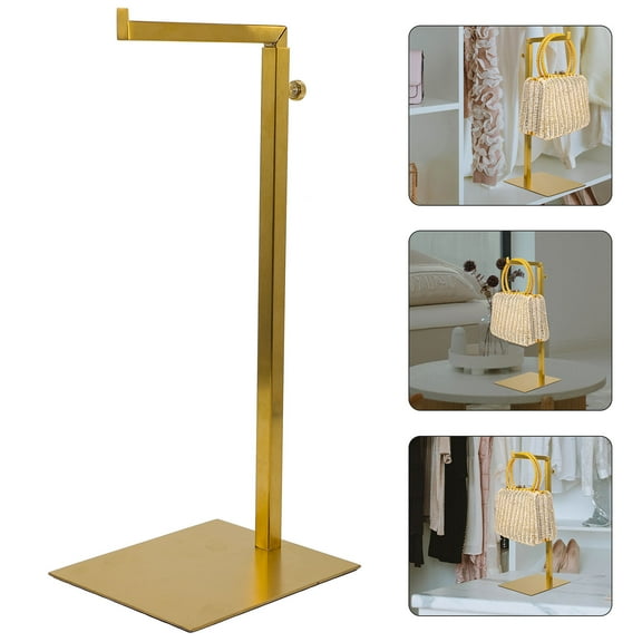 WHAMVOX  Purse Holder Stand Stainless Steel Display Unisex Bag Hanger Scarf