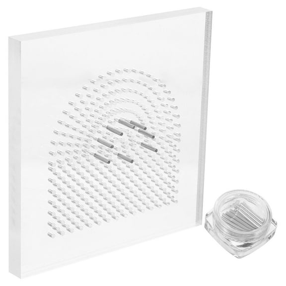 WHAMVOX Quilling Knitting Board for DIY Made of Durable Acrylic Transparent Material Lightweight and Compact