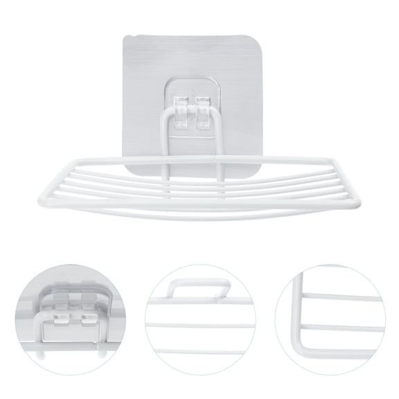 WHAMVOX Rack Soap Holder Stainless Steel Dish Box Tray Work