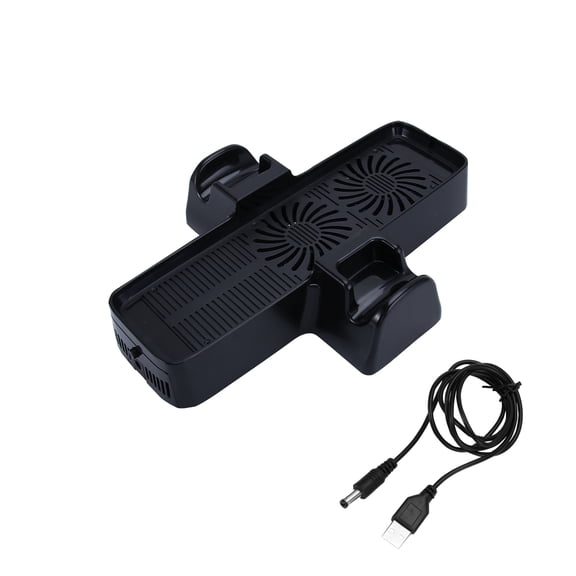ROMANSENTIAL 1Pc Temperature Control Fan for Host with Easy Carry Black Cooling Fan