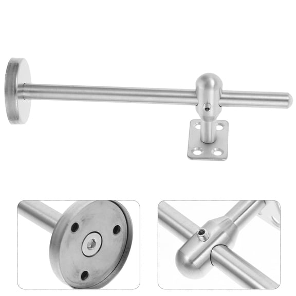 WHAMVOX  Railing Brackets for Handrail Stainless Steel Handrails Silver