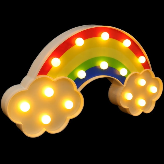 WHAMVOX Rainbow Decorative Light LED Technology for Bedroom 1Pcs 11.8x6.3x1.2in