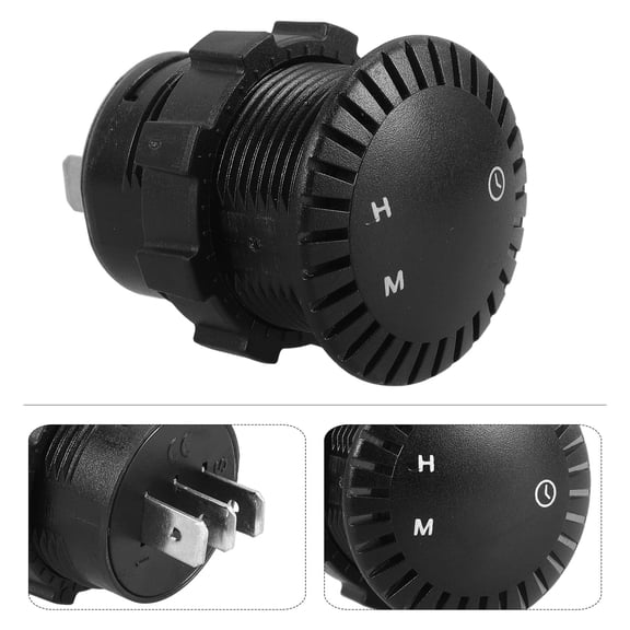 WHAMVOX Raindrops Car Clock Truck Dashboard Clock Automotive Digital Clock 1 Set