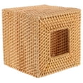 thumbnail image 1 of WHAMVOX Rattan Tissue Box Cover Square Rattan Woven Tissue Holder Tissue Holder, 1 of 8
