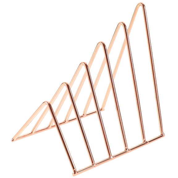 SEWCHICS Vertical Type Storage Holder Rose Gold Plastic 1Set 5.70X5.31X3.73in