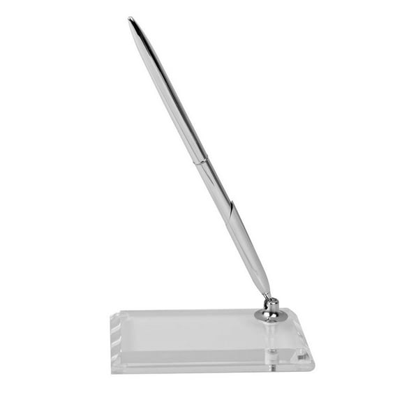 WHAMVOX Rectangular Pen Holder Signing Pen Set for Wedding Bridal Engagement