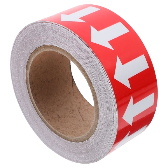 WHAMVOX Red Arrow Direction Indicator Sticker for Made of Polystyrene with Self Adhesive Backing