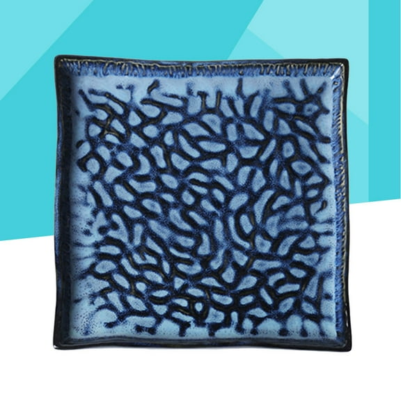 DECORNIJIA Serving Dishes Multicolor Ceramic 1Pack For Everyday Use In Restaurants Hotels