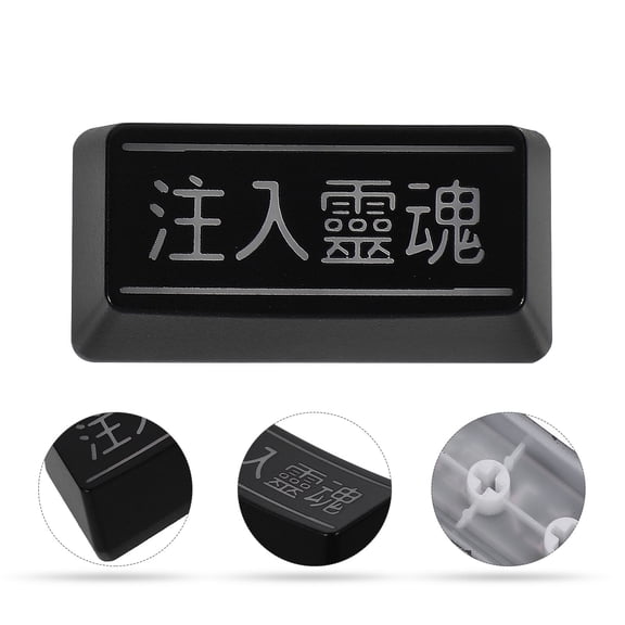 WHAMVOX  Replacement Key Caps Computer Custom Mechanical Keyboard Black