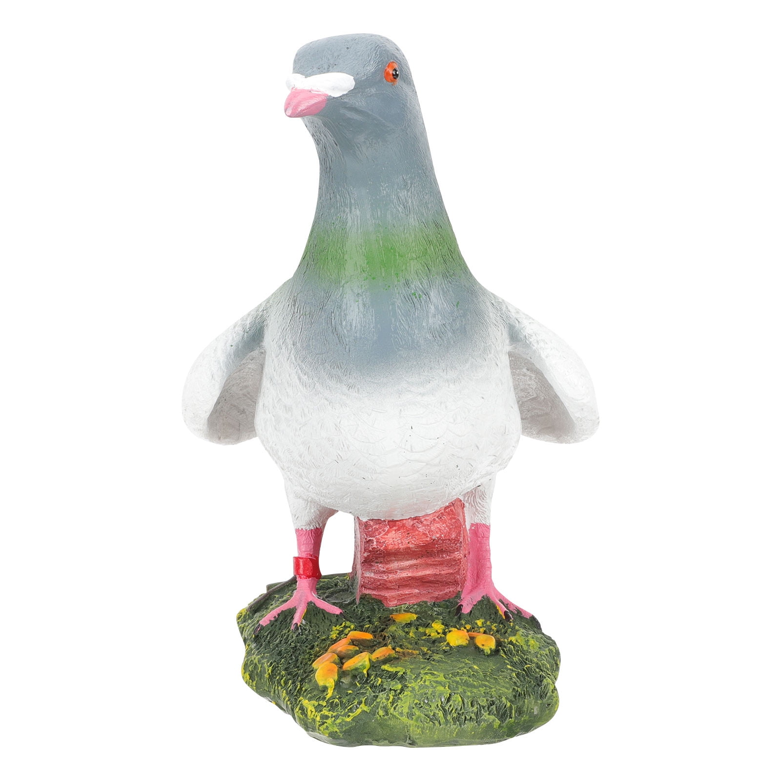 WHAMVOX  Resin Dove Ornaments Garden Figurine Miniature Artificial Birds