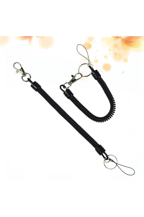 Retractable Keychain with Clip Attachment for Keys and Work Card in 11.4x0.4x0.4in