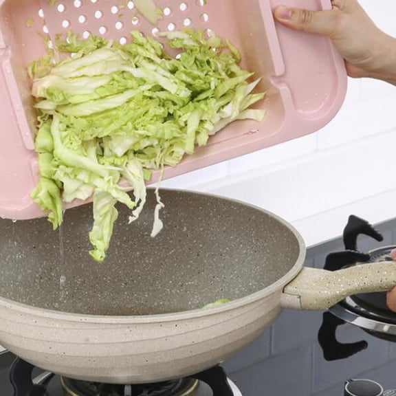 WHAMVOX  Retractable Tableware Rest Dish Drying Rack Bowl Racks Pink