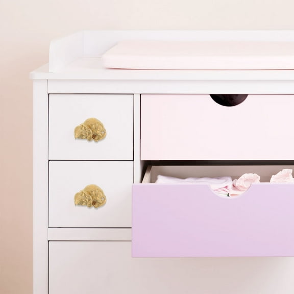 WHAMVOX Retro Cat Brass Drawer Knobs Unique Gold Handles For Cabinets And Dressers Elegant Vintage Pulls For Furniture, Decorative Hardware For Kitchen And Bathroom