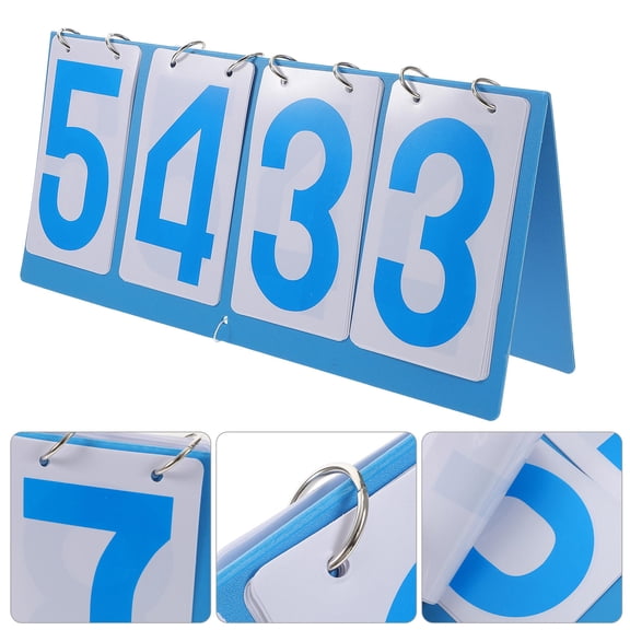 WHAMVOX Reusable Scoreboard 1 Set Convenient Professional Sports Score Keeper Supply