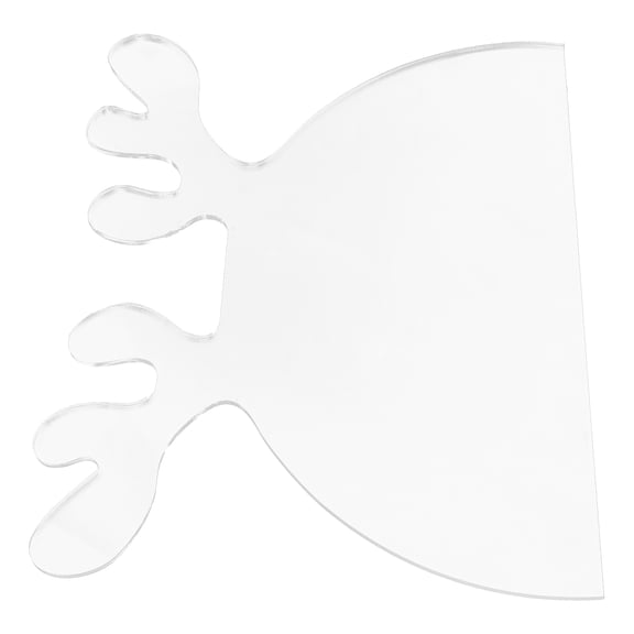 WHAMVOX Reusable Transparent Acrylic Charcuterie Board Stencil Guide Kitchen Cutting Board Template Acrylic Router Template