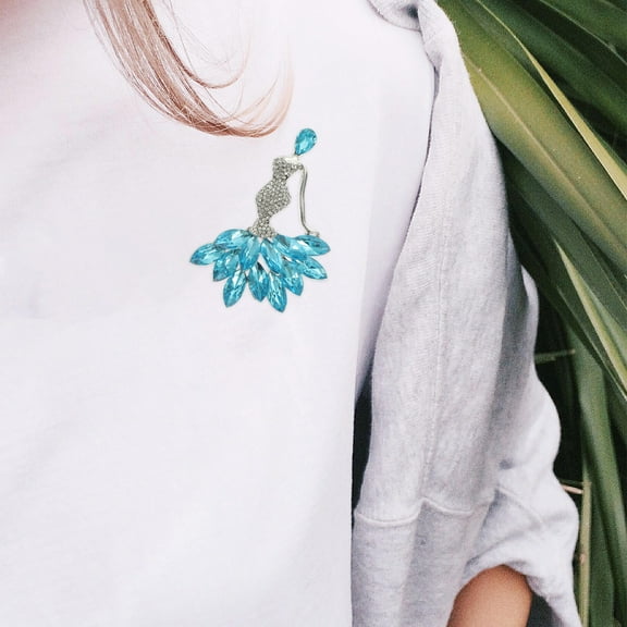 WHAMVOX Rhinestone Applique Embroidered Mermaid Clothe Appliques Clothes