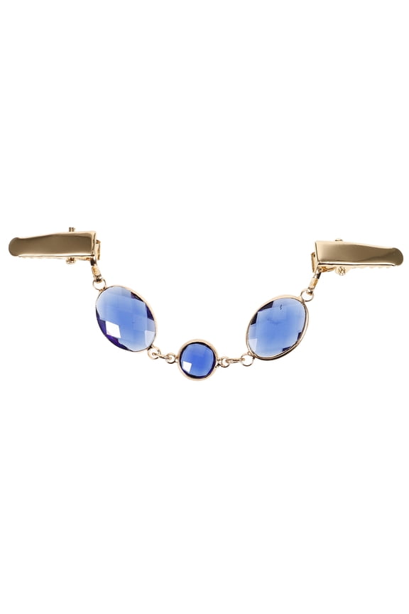 Rhinestone Cinch Clip Sweater Clips Dress Shawl Clips Sweater Collar Metal Clips for Cardigans