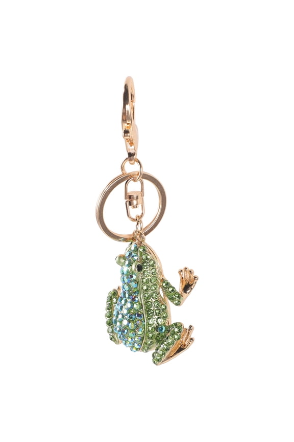 Keychain Frog Shape Alloy 1Pcs 4.5X2.2In