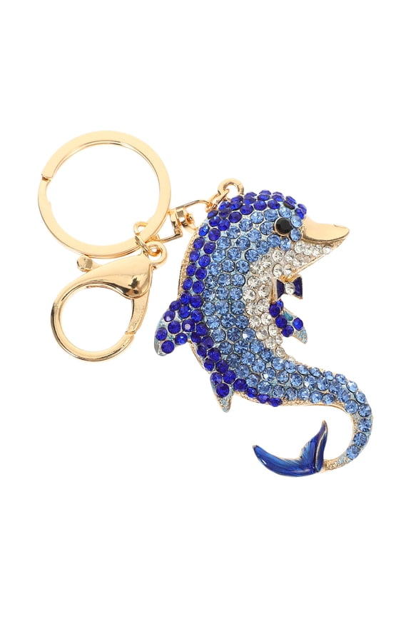 Rhinestones Dolphin Key Chains Dolphin Key Chains Dolphin Bag Ornament Handbag Decor