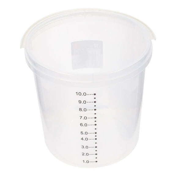 WHAMVOX Rice Storage Box Container Bin with Lid Canister Crate White