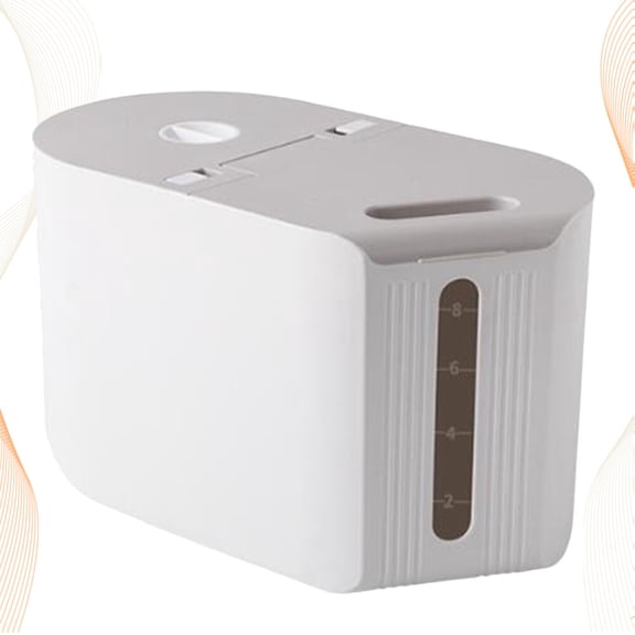 DECORNIJIA Sealed Rice Storage Bin Plastic Grain Storage Container for Businesses Restaurant 1Pcs