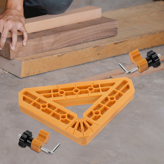 WHAMVOX Right Angle Clip Woodworking Corner Clamping Square Position Orange