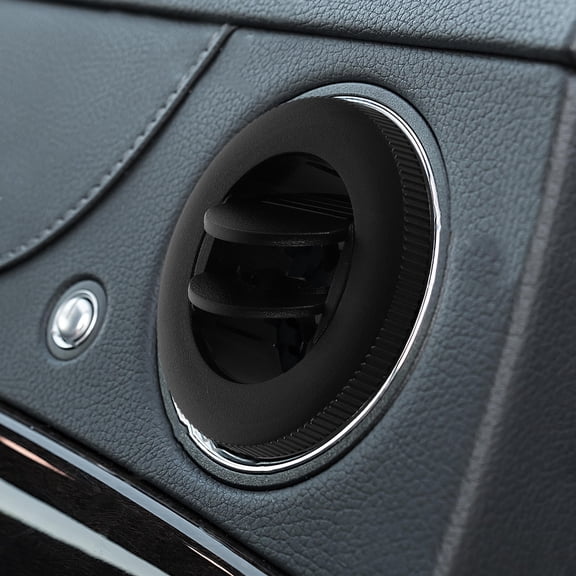 WHAMVOX Round Air Vent Ventilation Outlet Dashboard Conditioning Deflector Outlet Black Round Vent Universal For Bus Rv