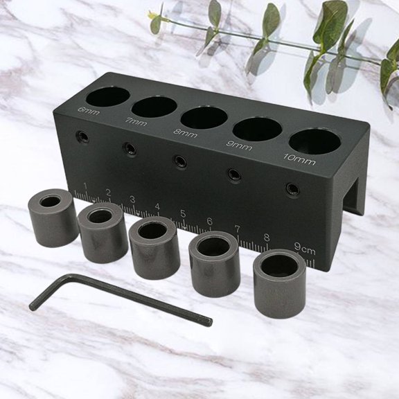 FESTFENDS Carpenter Positioning Drill Bit Aluminum Alloy For Woodworking Projects 1 Set 3.9*1.3in