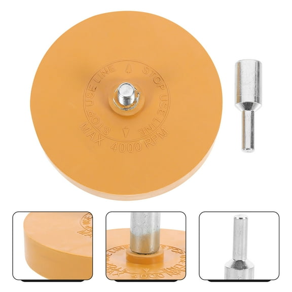WHAMVOX Rubber Polishing Wheel for Cars Assorted Color Durable Fine Grinding Tool 1pc