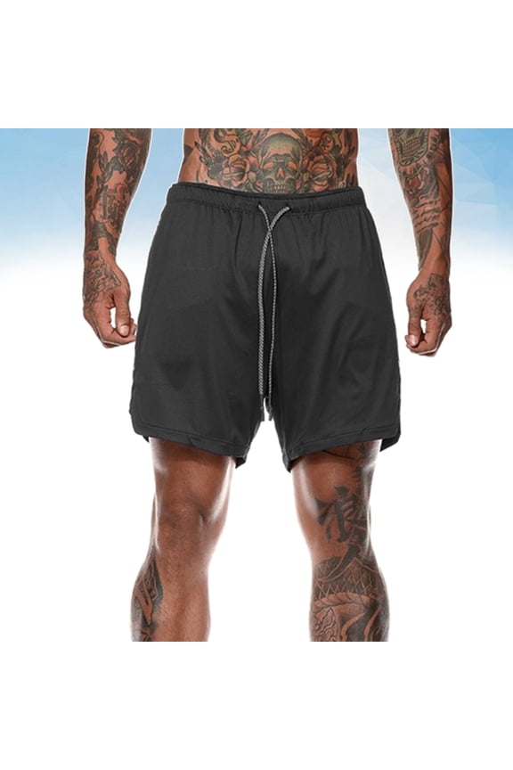 Running Shorts Gym for Men Quick Dry Sweat-absorbing Fitness