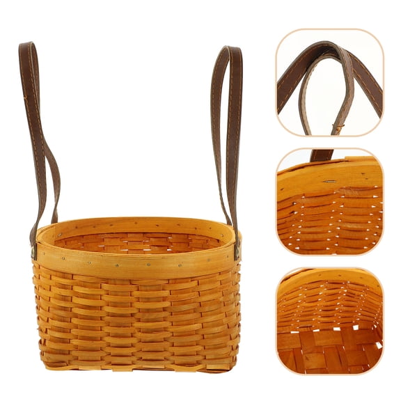 WHAMVOX  Rural Decorative Style Basket Practical Child Shopping