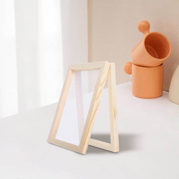 WHAMVOX  Screen Paper Making Frames Wood Art Picture Material Package