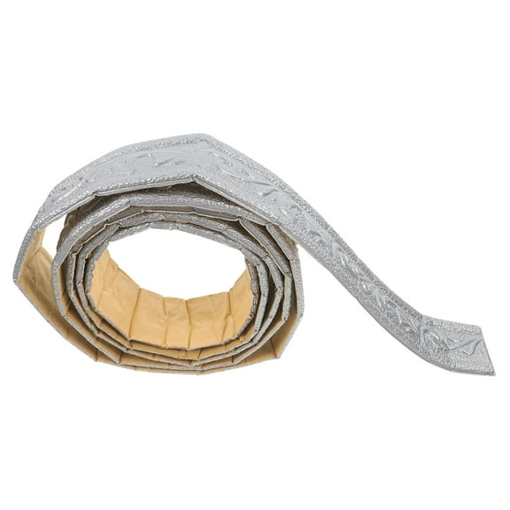 WHAMVOX Self Adhesive Mirror Border Stickers Grey Foam Trim for Frames Durable Peel and Stick Design 1 Roll