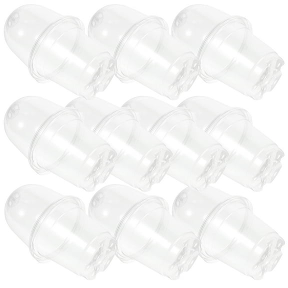 WHAMVOX Self Transparent Seedling Pot Outdoor Garden Nursery Pots