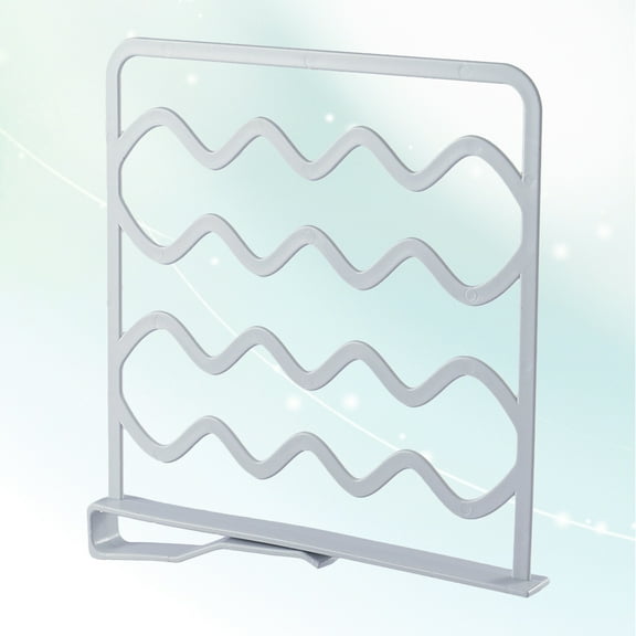 WHAMVOX Plastic Shelf Dividers and Organizers for Closets, Kitchen Cabinets, Office, Libraries - Clothes and Storage Separators, Random Color