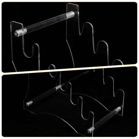 WHAMVOX  Shelving Display Stand Detachable Rack Transparent Cutter Holder