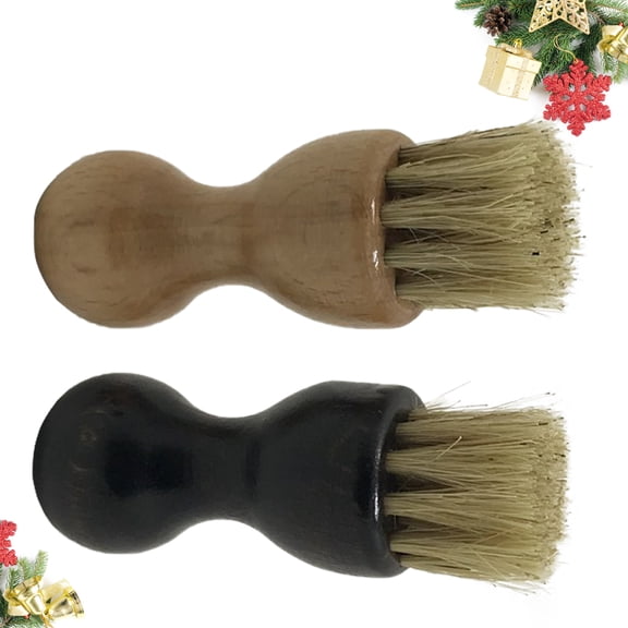 WHAMVOX Shoe Cleaning Brush 2Pcs for Shoes and Boots Chess Piece Shape