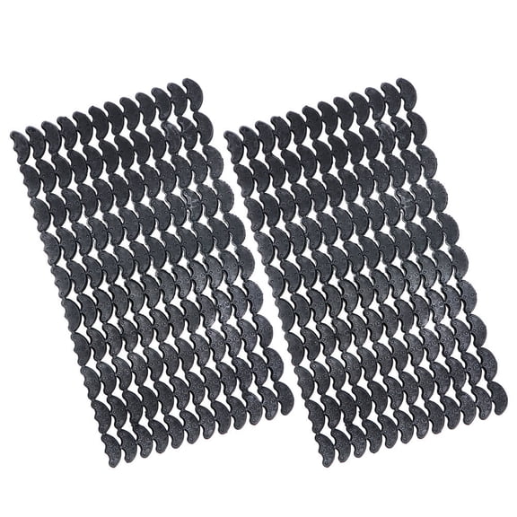 WHAMVOX Shoes Sole Protectors 240Pack Non Slip Shoe Sole Pads Rubber Plastic for Travel 11.8x10.2in