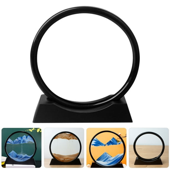 WHAMVOX Silica Sand Art Painting Frame Office 27.00X25.00X4.00CM Black