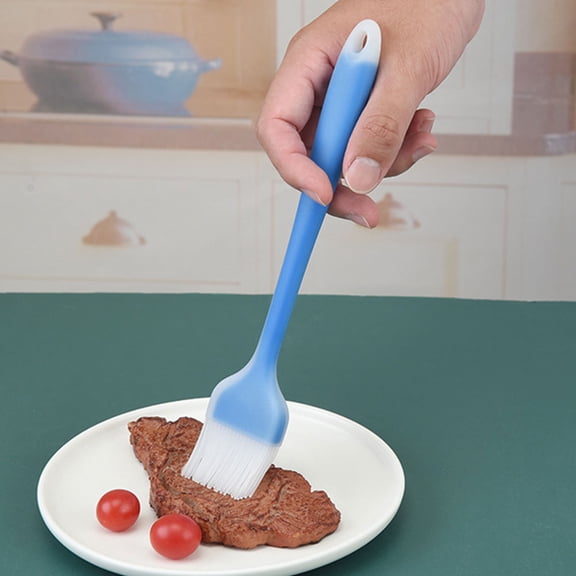 WHAMVOX Silicone Basting Brush for Cooking and Baking with High Temperature Resistance Blue