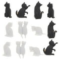 thumbnail image 1 of WHAMVOX Silicone Cat Shaped Wine Glass Markers for Party Use Assorted Color Unique Design, 1 of 8