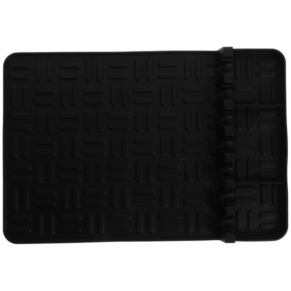 SEWCHICS Grill Mat For Outdoor Silicone Griddle Tools Mat Black 1Set