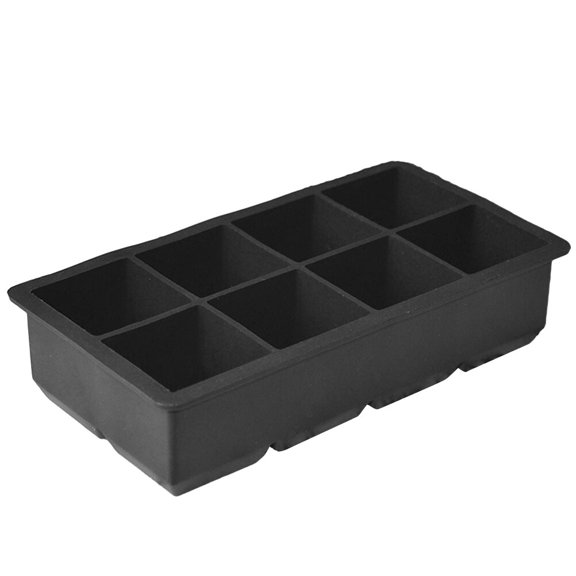 WHAMVOX Silicone Ice Tray with Handle for Kitchen Use Makes Ice Cubes